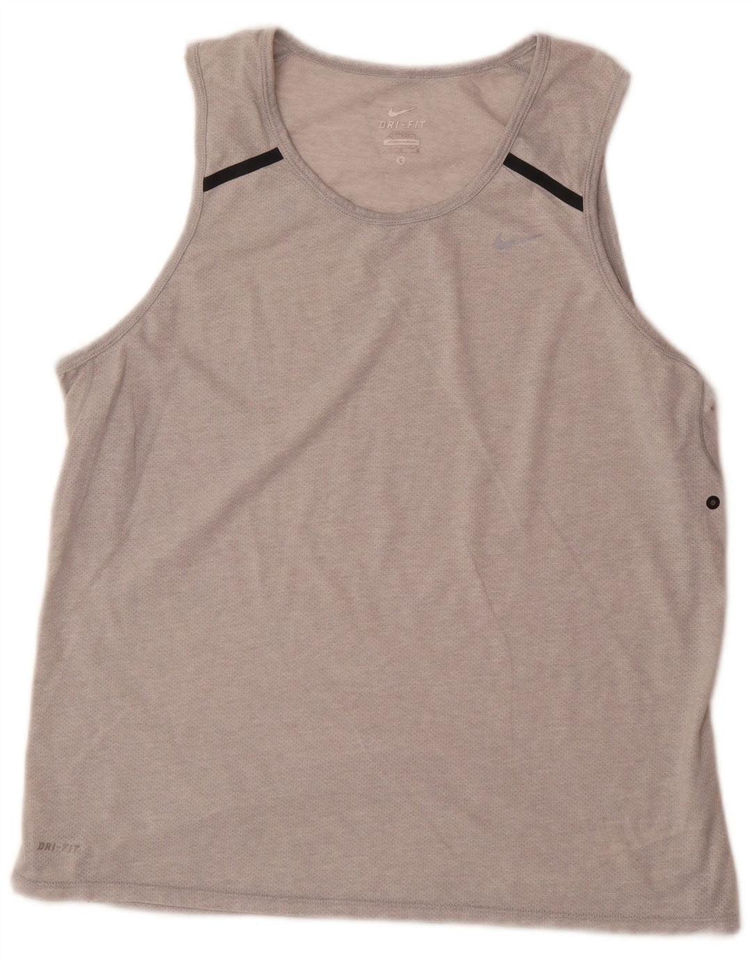 Nike Herre Dri Fit Vest Top Large Grå Colourblock Polyester