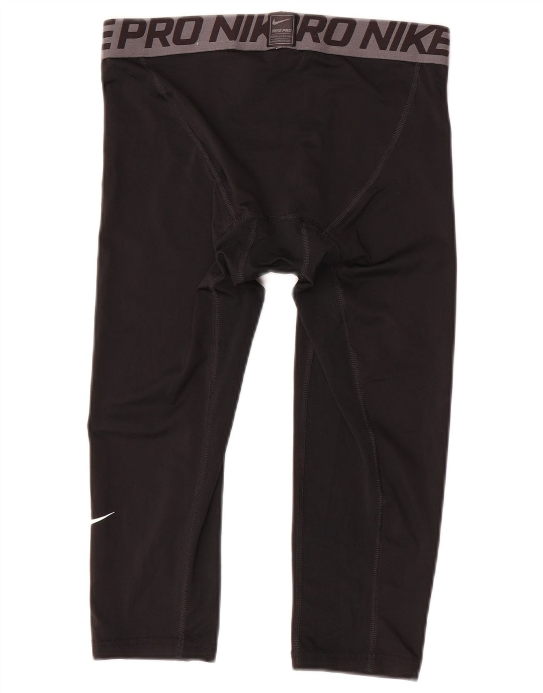 Nike Mens Compression Graphic Capri Leggings Medium  Black