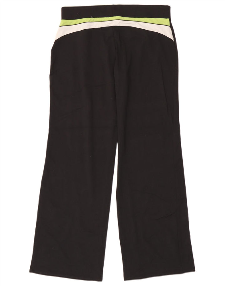Marks & Spencer Womens Casual Trousers UK 12 Medium W30 L28 Black