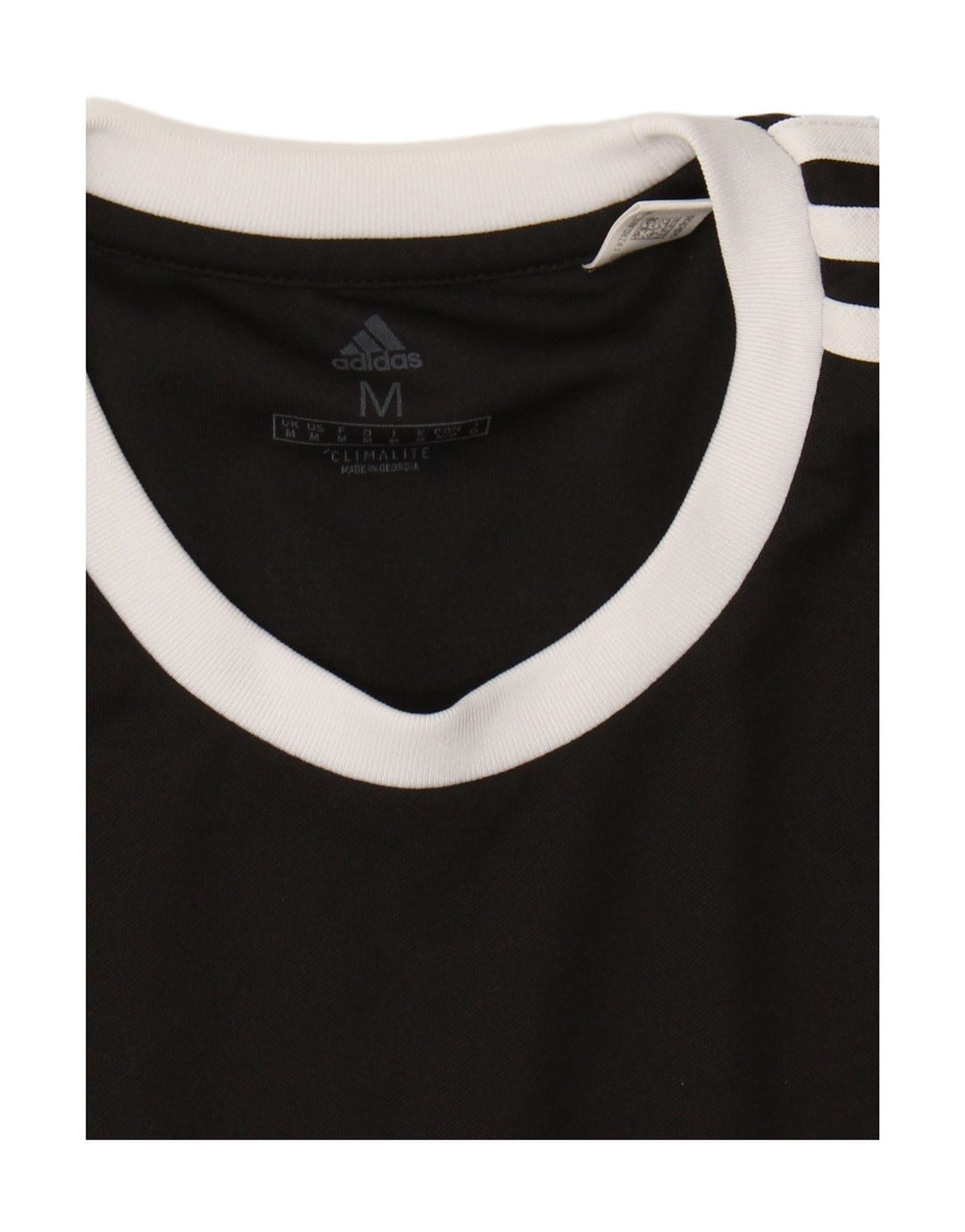 ADIDAS Mens Climalite T-Shirt Top Medium Black Vintage Adidas and Second-Hand Adidas from Messina Hembry 
