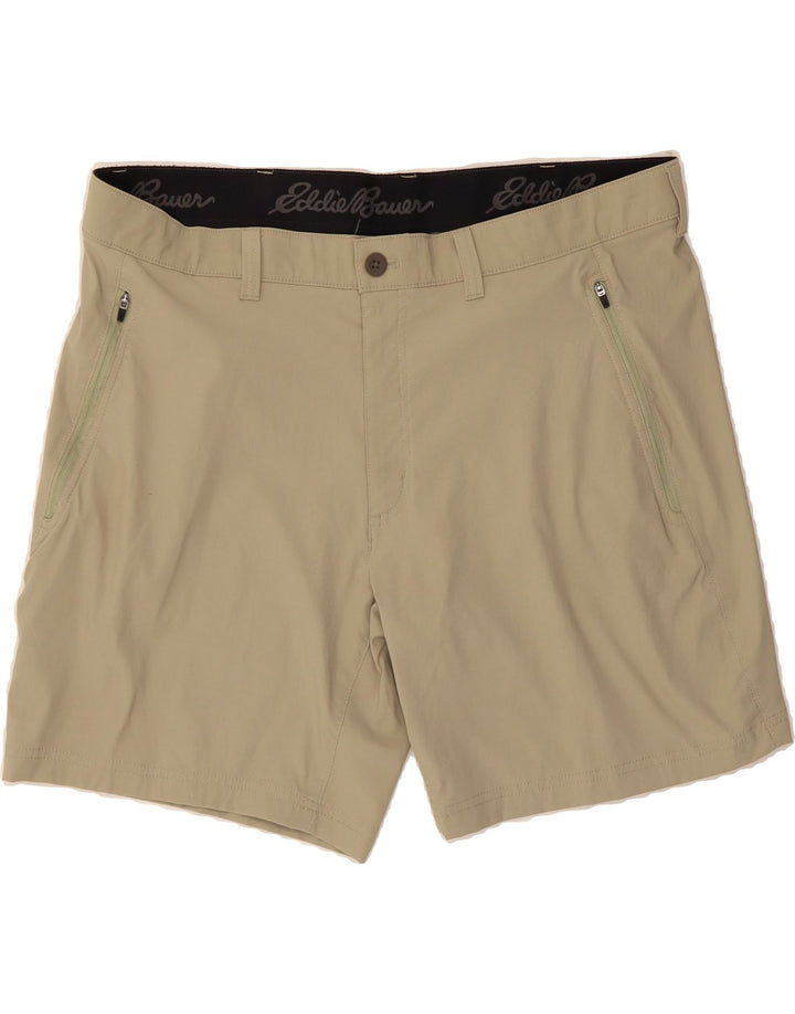 EDDIE BAUER Mens Chino Shorts  W40 XL Beige Nylon Vintage Eddie Bauer and Second-Hand Eddie Bauer from Messina Hembry 