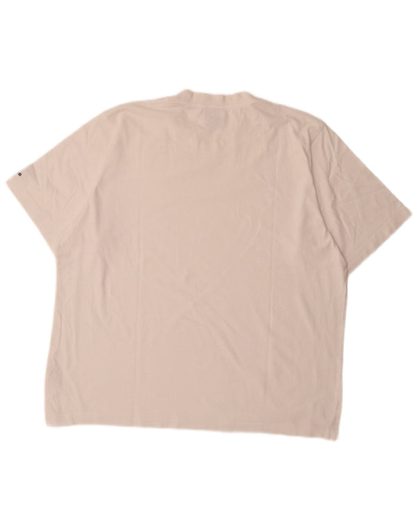 Adidas Mens T-Shirt Top XL White Cotton