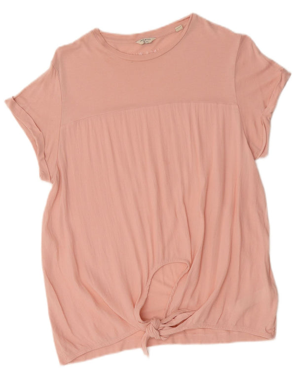 T-shirt oversize da donna Jack Wills Top UK 10 piccola viscosa rosa