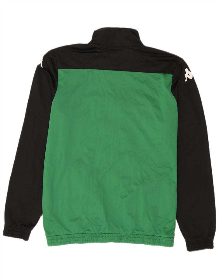 Kappa Herre grafisk træningsdragt Topjakke Stor Grøn Colourblock Polyester