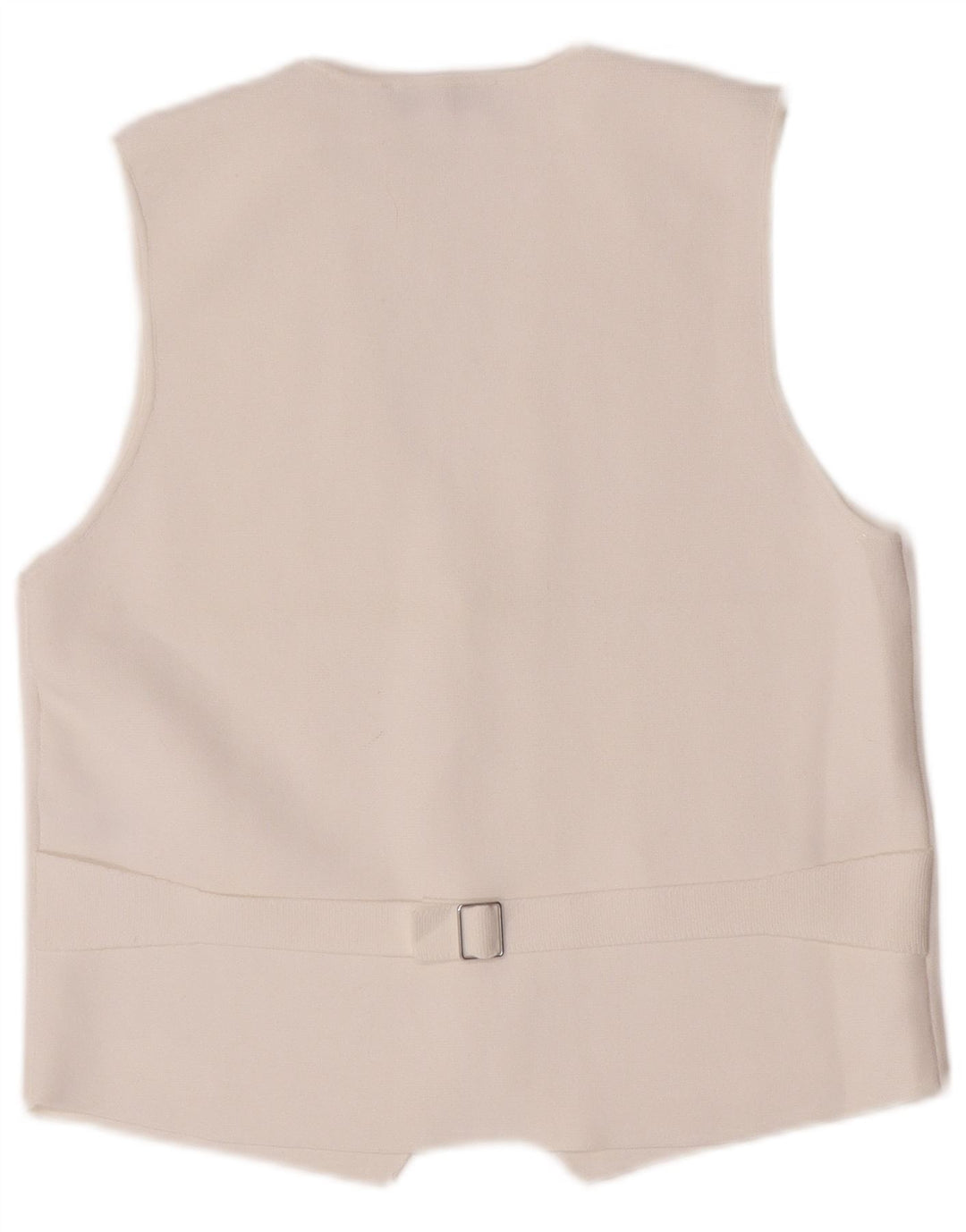 Zara Womens Waistcoat UK 18 XL White Viscose