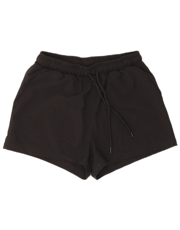 Fila Short de sport pour femme UK 10 Small Noir Polyester