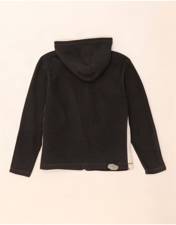 Jaqueta de lã com capuz feminina Reebok UK 10 Small Grey Colourblock