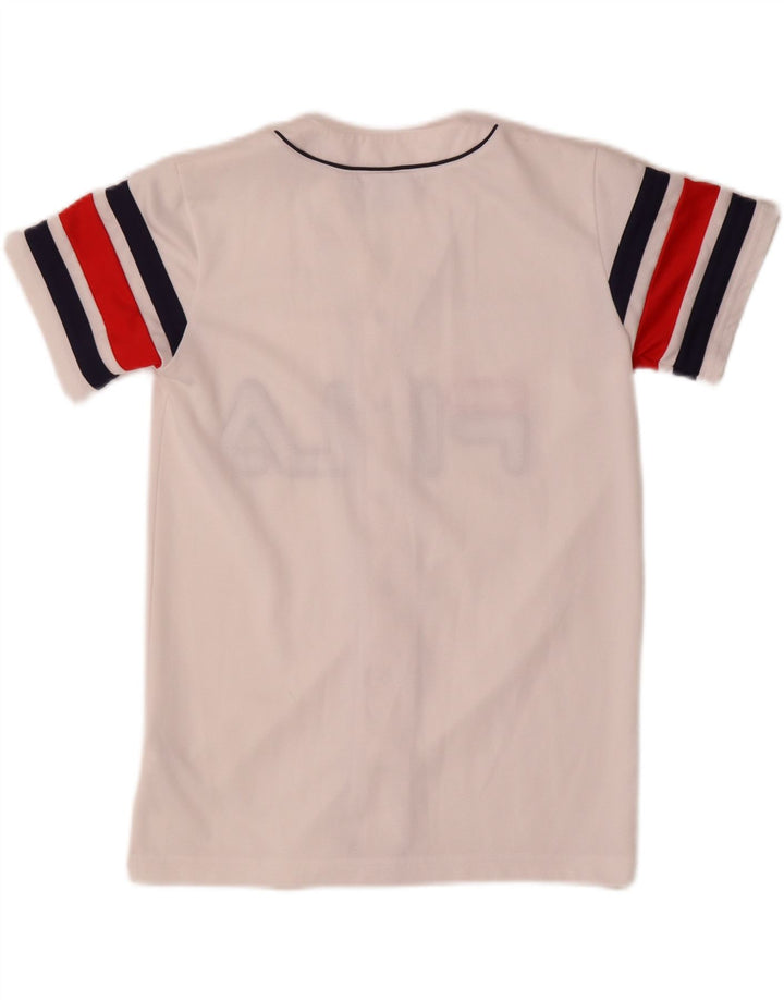 Fila Mens Graphic Jersey felső 2XS fehér színű Colourblock poliészter