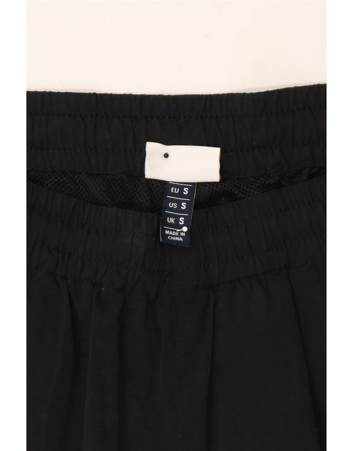ELLESSE Mens Graphic Tracksuit Trousers Joggers Small  Black Nylon Vintage Ellesse and Second-Hand Ellesse from Messina Hembry 