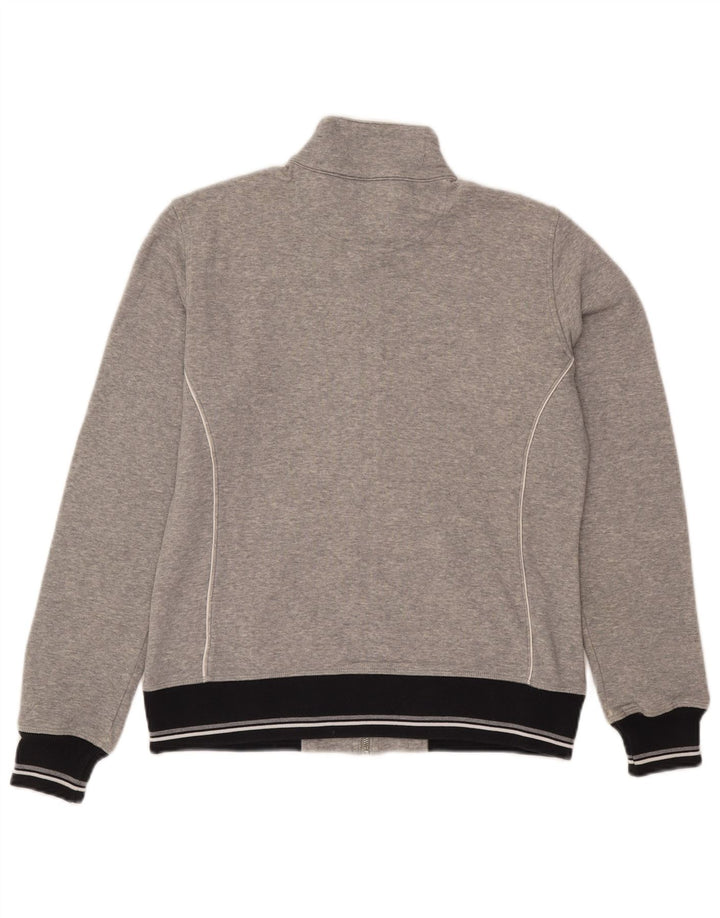 Champion Womens Heritage Fit Tracksuit Top Jacket UK 16 Large Grey
