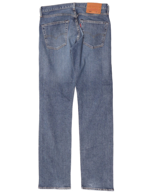 Levi's Mens 501 Straight Jeans W29 L32 Μπλε βαμβακερό