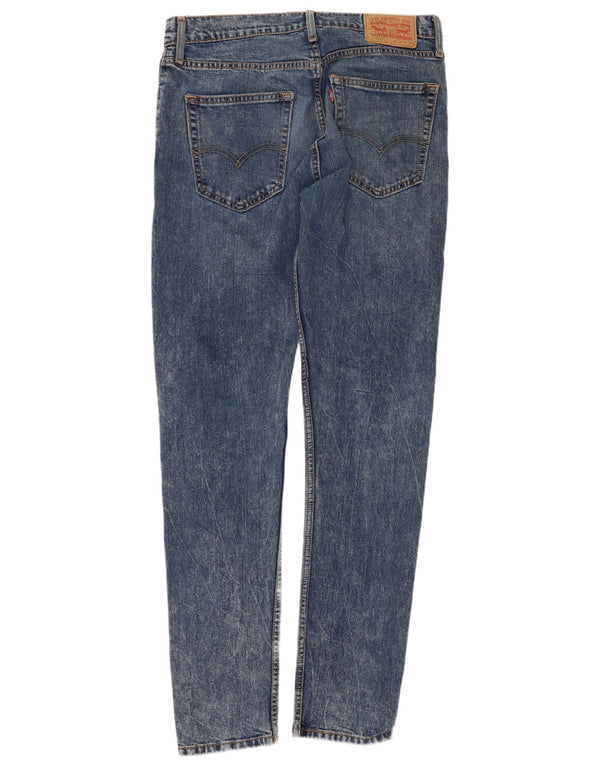 Мужские зауженные зауженные джинсы Levi's 512 W32 L34 синие, хлопок