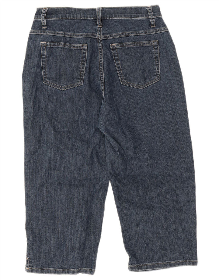 LEE Womens Riders Capri Jeans US 8 Medium W30 L18 Blue Cotton