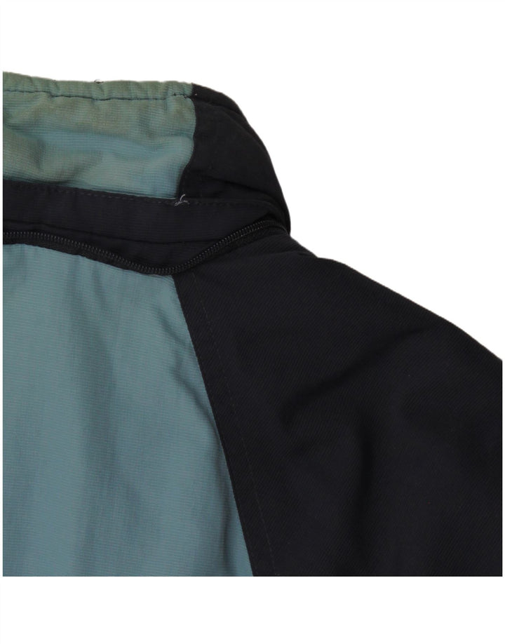 Giacca a vento da uomo Adidas UK 38 Medium Blu Navy Colourblock in poliammide