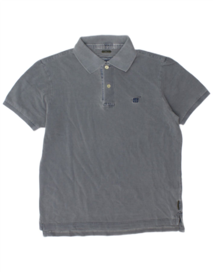 Henry Cottons Mens Slim Fit Polo Shirt Medium Grey Cotton