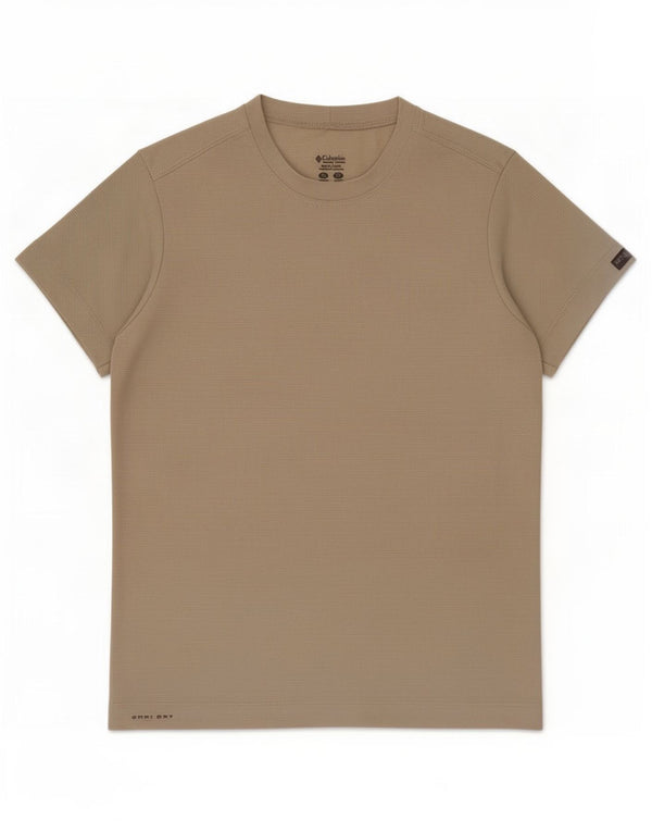 Maglietta da donna Columbia UK 4 XS Poliestere gessato beige