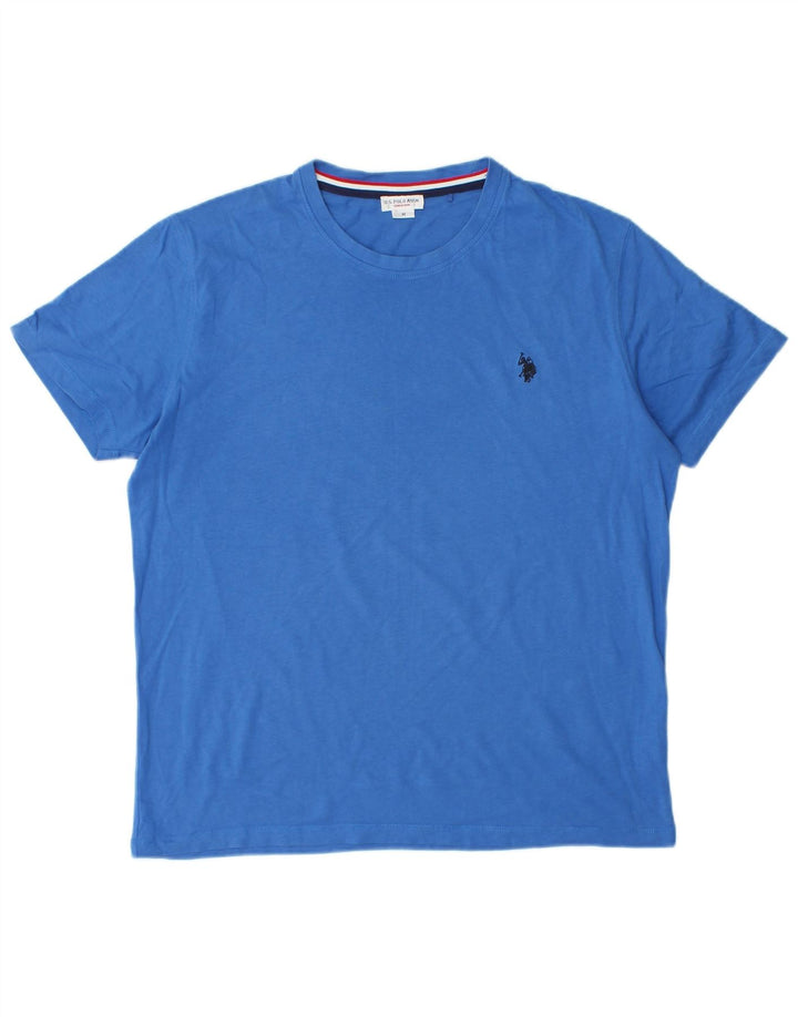 U.S. Polo Assn. Mens T-Shirt Top Medium Blue Cotton