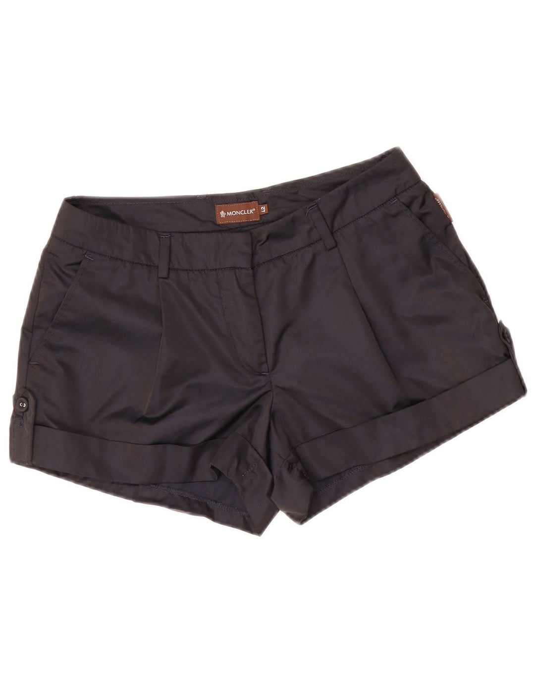 Moncler Dame Hot Pants IT 42 Medium W28 Navy Blue