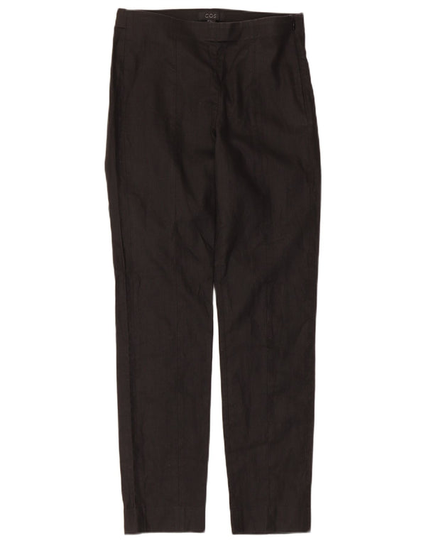 Cos Női Egyenes Normál Chino nadrág EU 34 XS W26 L26 fekete pamut