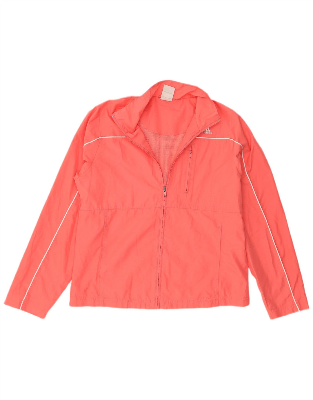 Adidas Damen-Trainingsanzug, übergroß, Jacke, Gr. 10, klein, rosa, Polyester