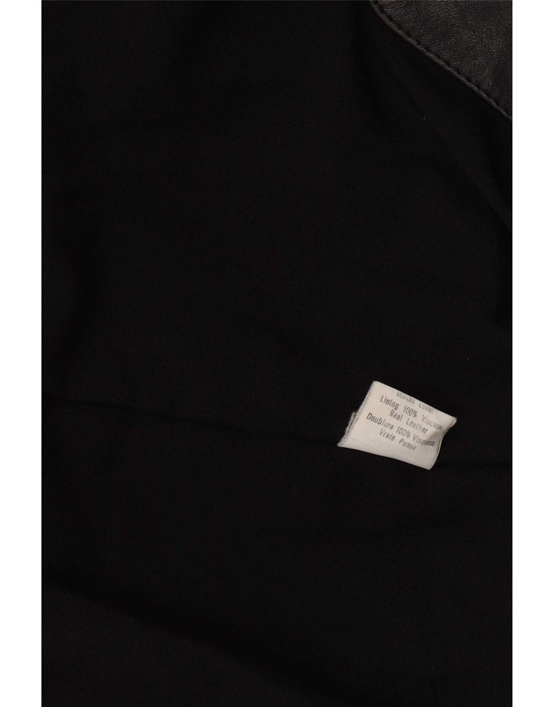 Palton din piele pentru bărbați Settore UK 42 XL negru