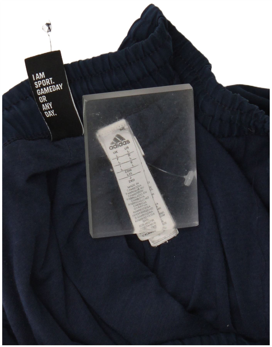 Adidas Herre træningsdragt Bukser Joggers Large Navy Blue Polyester