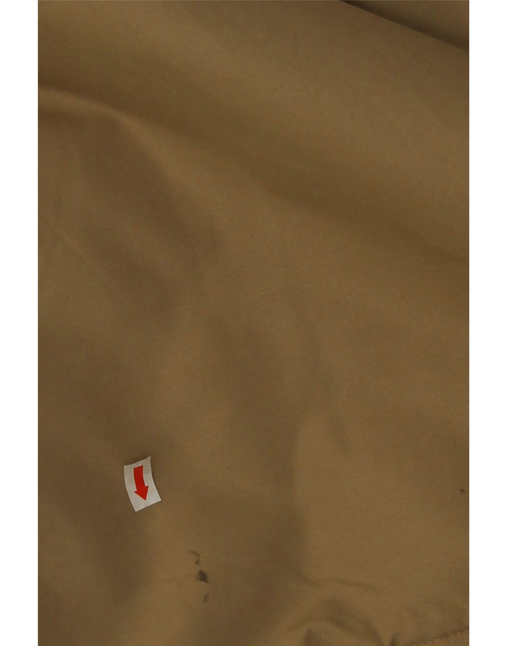 Jack & Jones Mens Graphic Windbreaker Jacket UK 36 Small Beige Colourblock