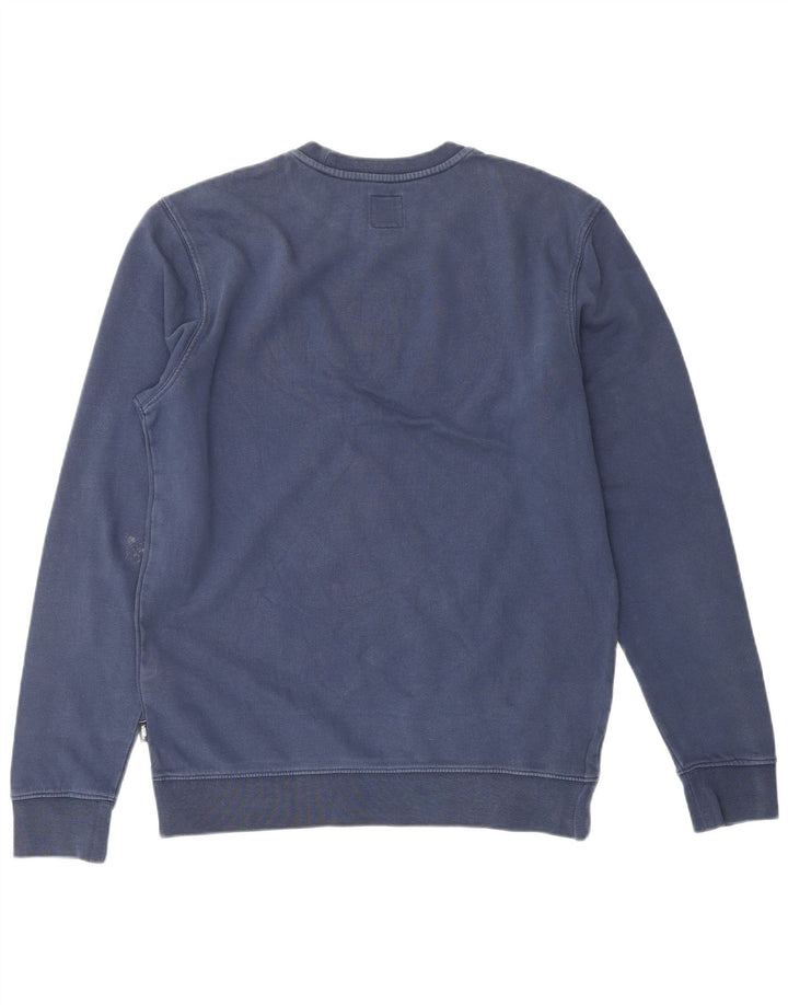 Felpa con grafica da uomo VANS, piccola, in cotone blu navy