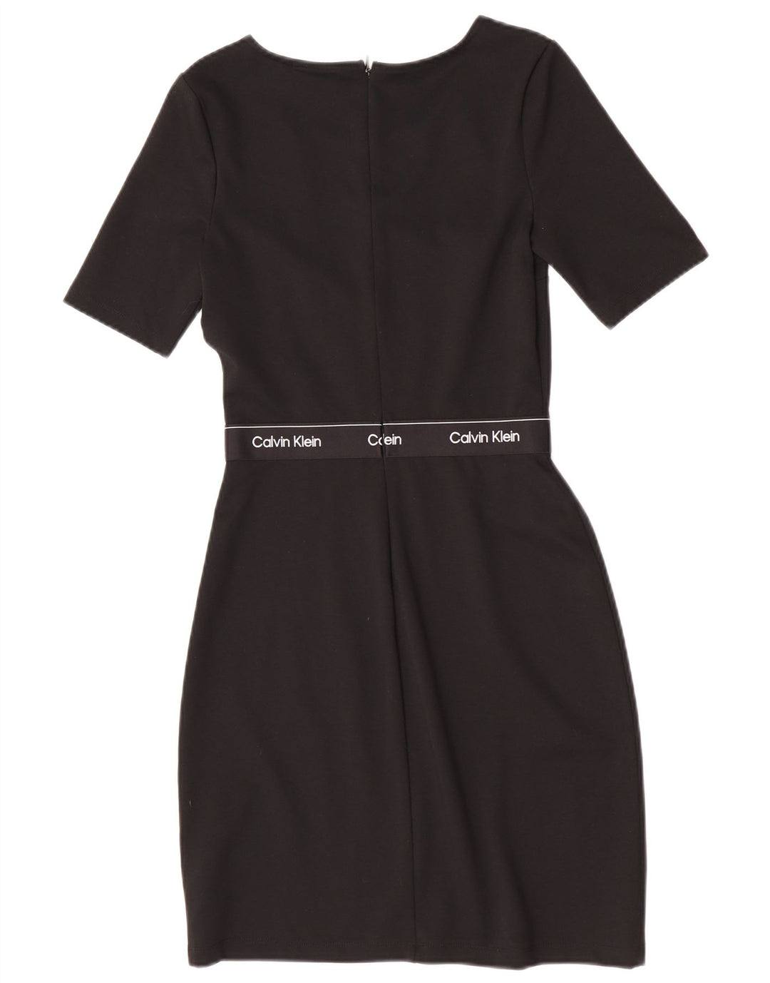 Calvin Klein Womens Graphic Sheath Dress EU 34 XS Black Polyester