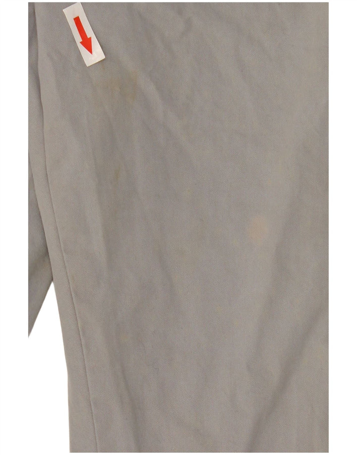Ted Baker Mens Straight Chino Trousers W36 L31 Grey Cotton
