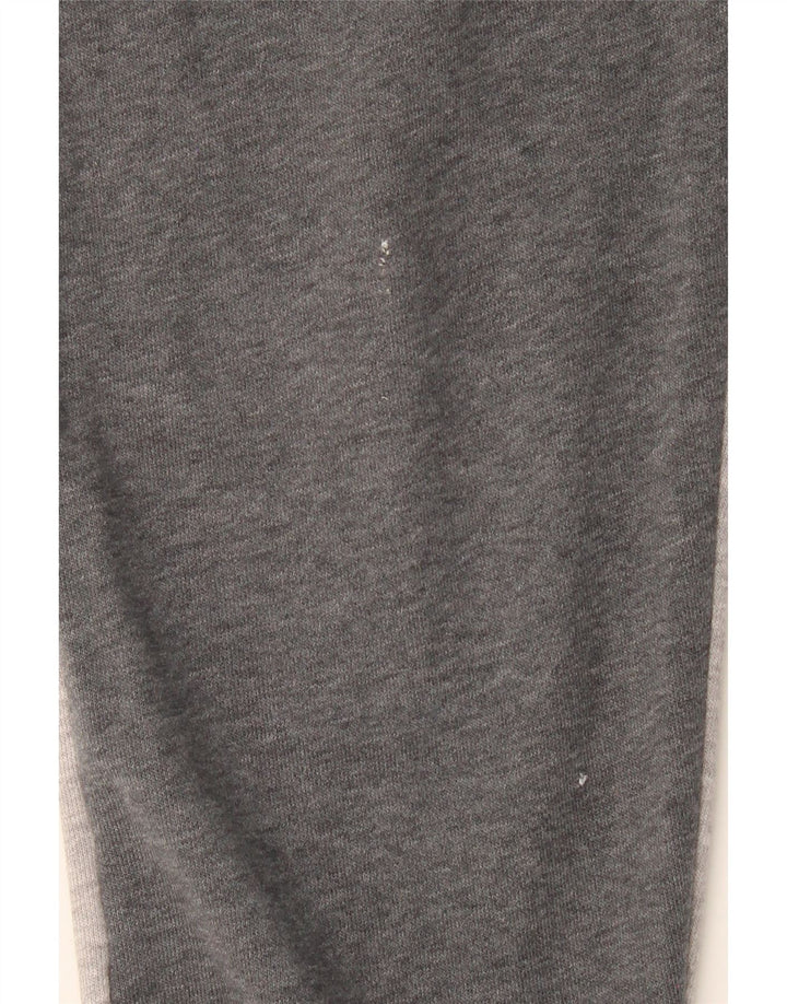 ADIDAS Mens Graphic Sweatshirt Jumper Large Grey Colourblock Cotton Vintage Adidas and Second-Hand Adidas from Messina Hembry 