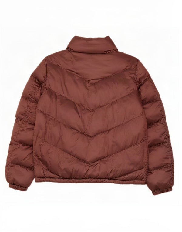 Massimo Dutti Chaqueta Acolchada Mujer UK 44 Marrón Medio Poliamida