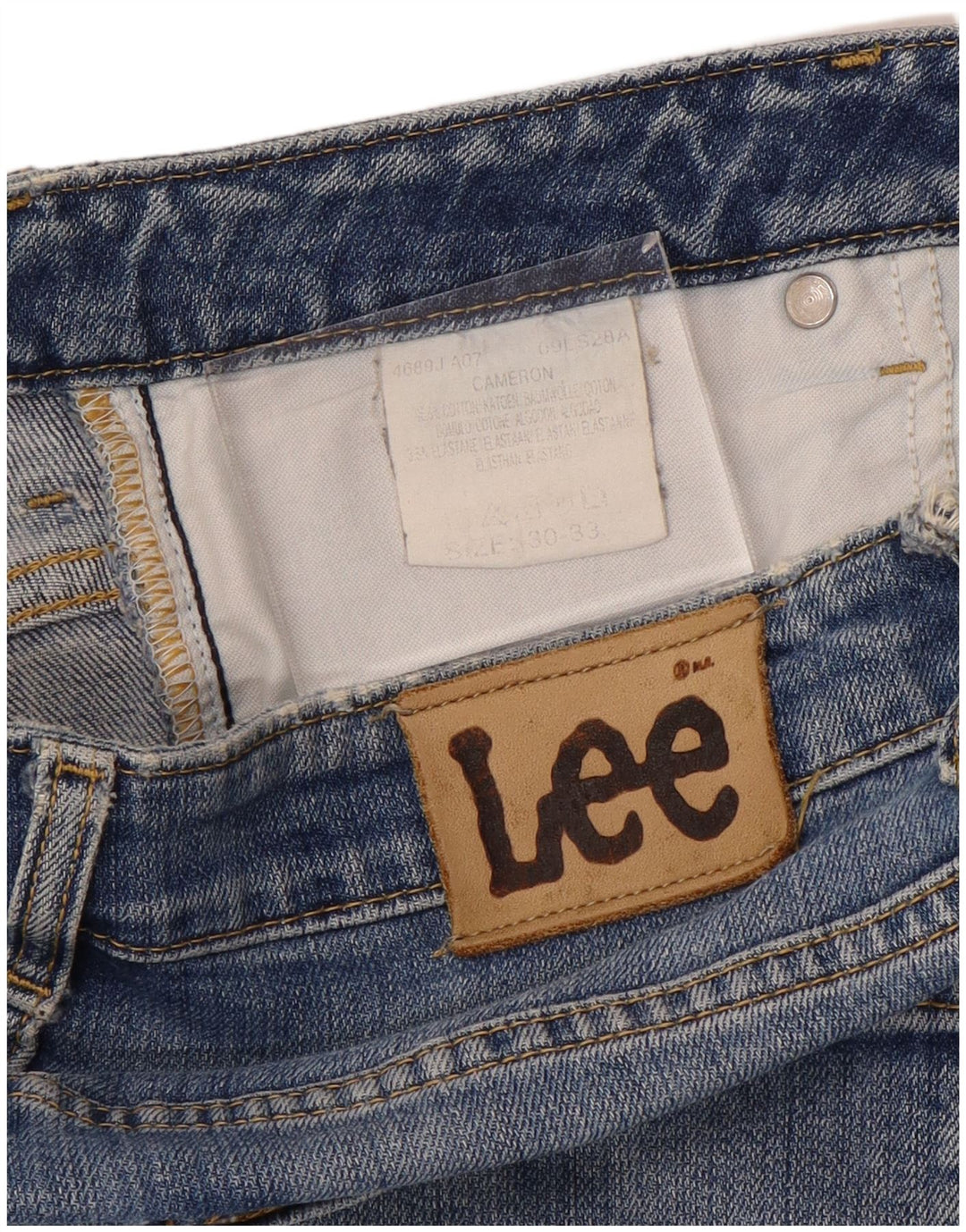 Jeans dritti Cameron da donna LEE W30 L33 in cotone blu