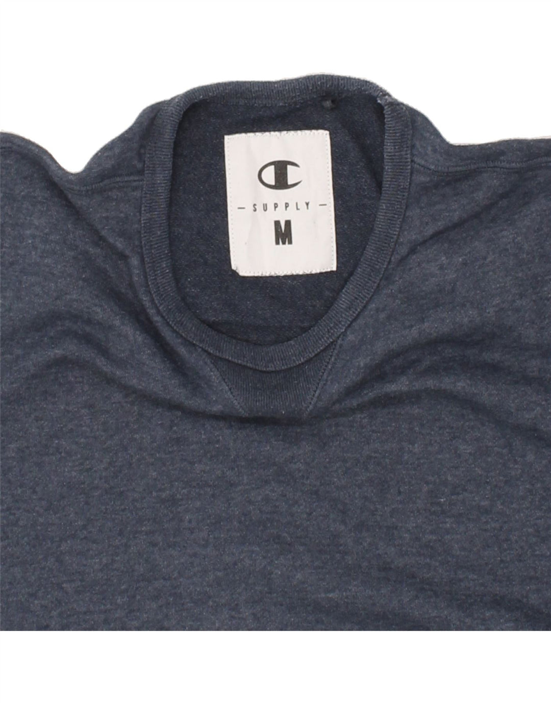 CHAMPION Mens Sweatshirt Jumper Medium Navy Blue Cotton Vintage Champion and Second-Hand Champion from Messina Hembry 