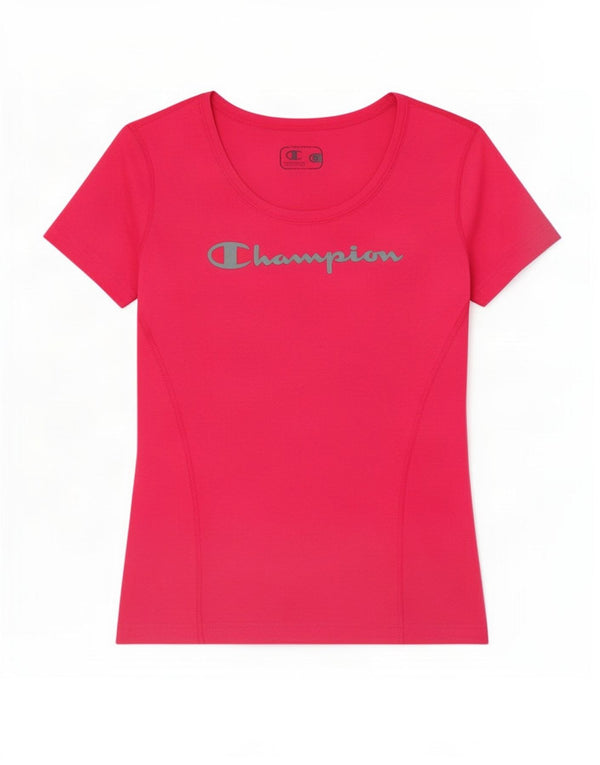 T-shirt grafica da donna Champion Top UK 6 XS Rosa