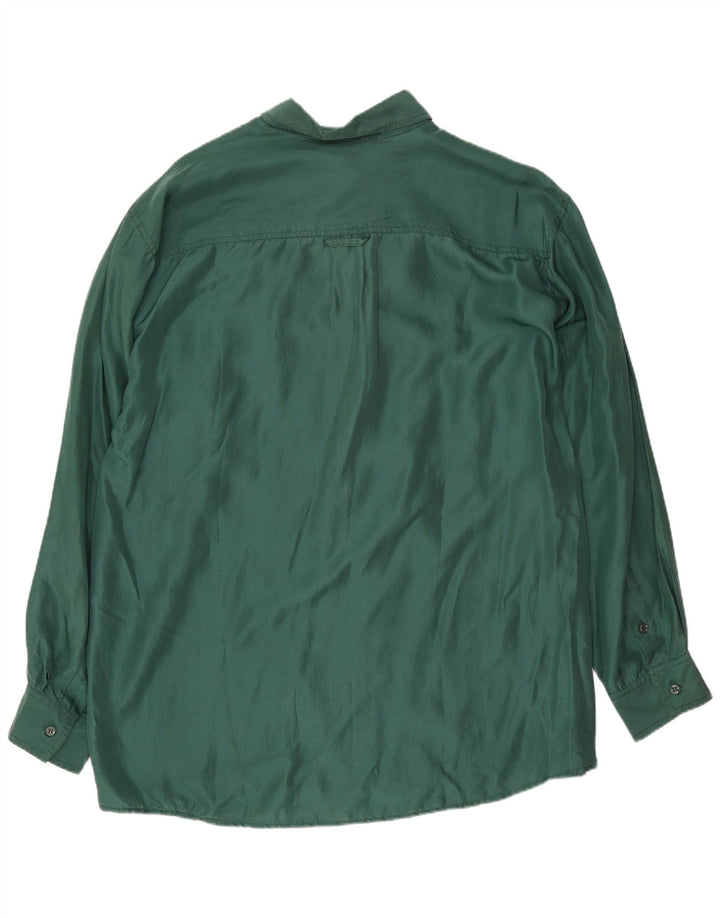 Chemise Homme Vintage Grande Soie Verte