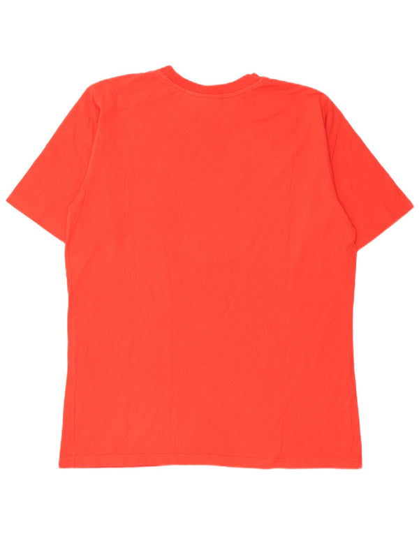Puma Herre grafisk T-shirt Top Medium Rød Bomuld