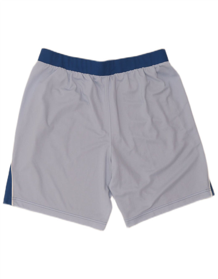 Pantaloncini sportivi da uomo Under Armour grandi in poliestere color block blu