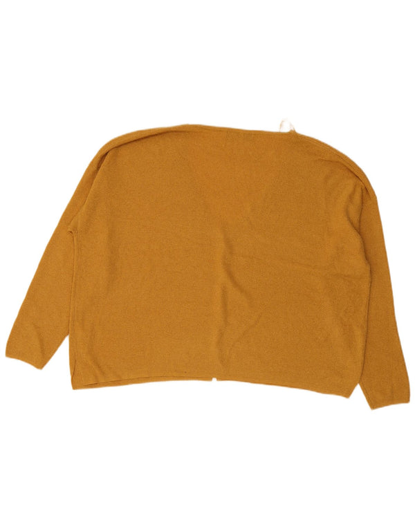 Marks & Spencer Damen Strickjacke UK 18 XL Gelb Acryl
