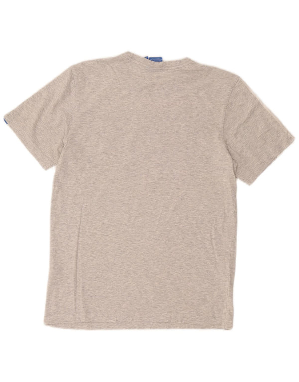 Adidas T-shirt graphique pour hommes en coton color block petit gris