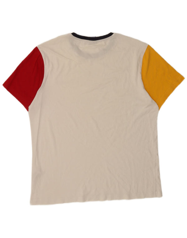 Tricou pentru bărbați Champion Top 2XL, bumbac color bloc alb