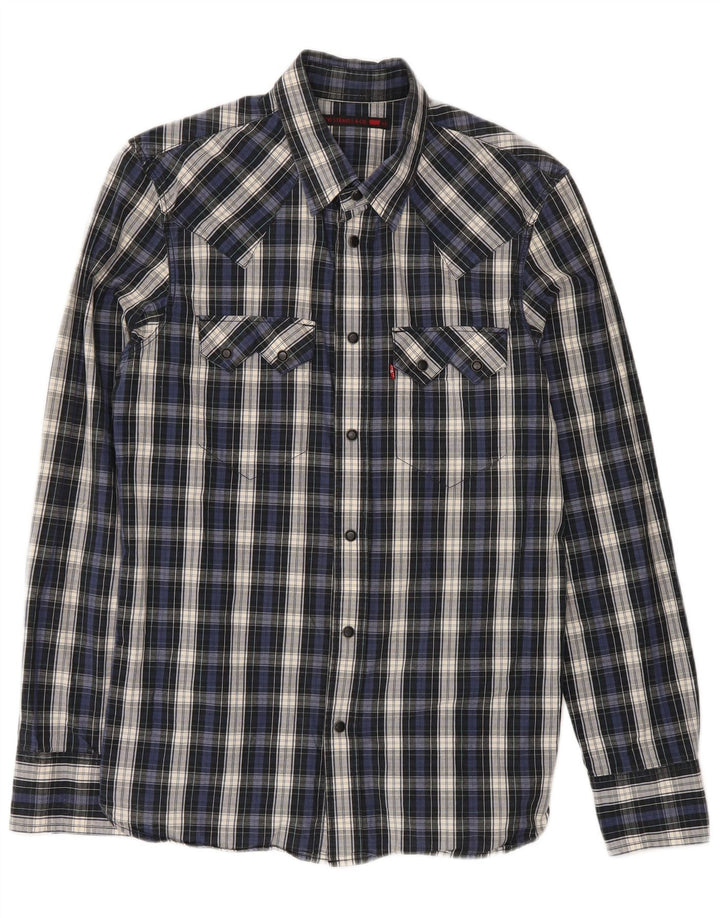 Levi's muška košulja srednje tamnoplave karirane boje