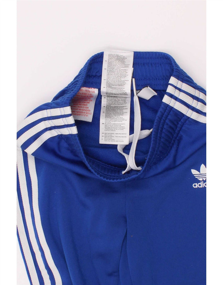 Adidas Drenge Træningsdragt Bukser Joggers 2-3 År Blå Polyester