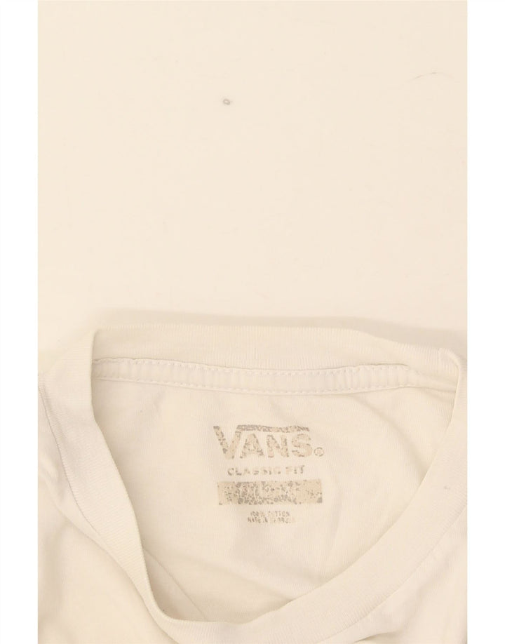 Vans Boys Graphic T-Shirt Top 11-12 Years White