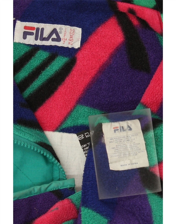 Fila Herre Liner Utility Jacket IT 50 Stor Grøn Polyester