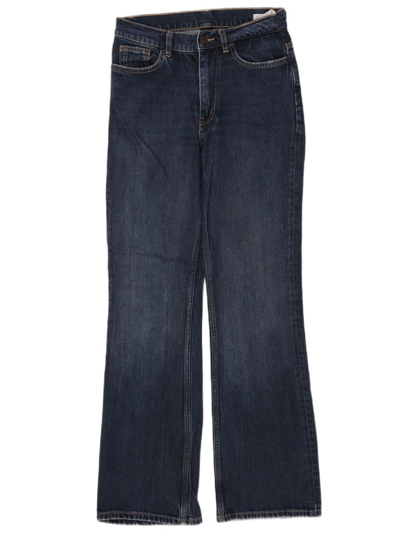 Massimo Dutti Womens Bootcut Jeans EU 36 XS W26 L31 Blue Cotton