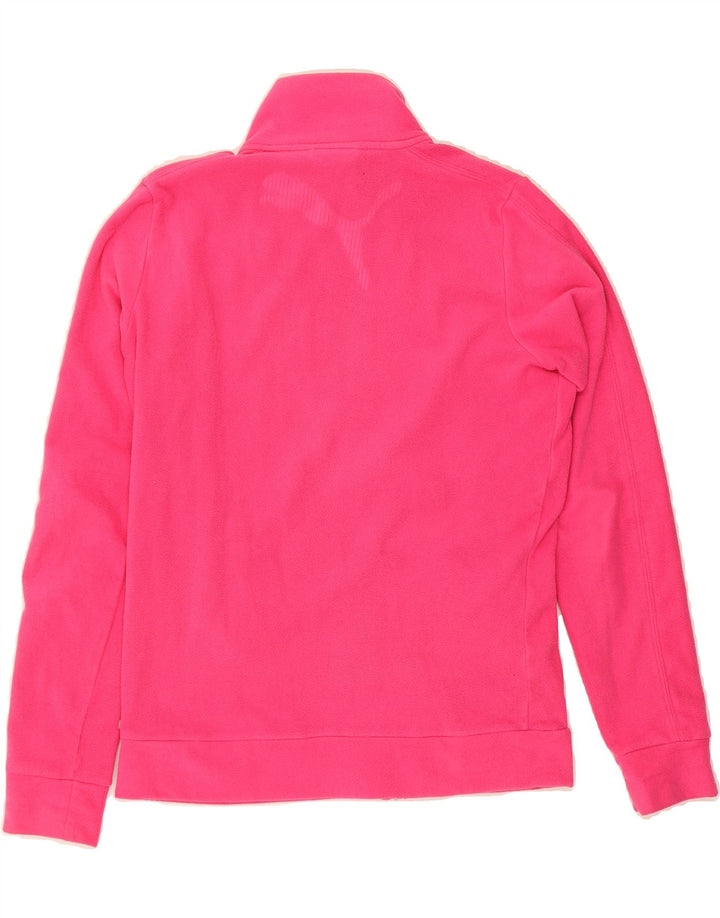 PUMA Girls Fleece Jacket 13-14 Years Pink Polyester Vintage Puma and Second-Hand Puma from Messina Hembry 