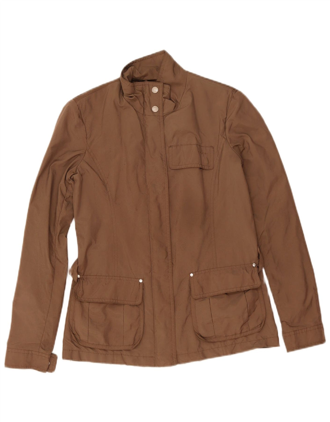 Geox Womens Respira Utility Jacket UK 8 Small  Brown Polyester