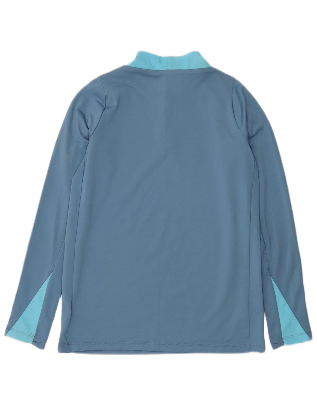 Nike Boys Dri Fit Slim Zip Neck Pullover Tracksuit Top 13-14 Years XL Blue