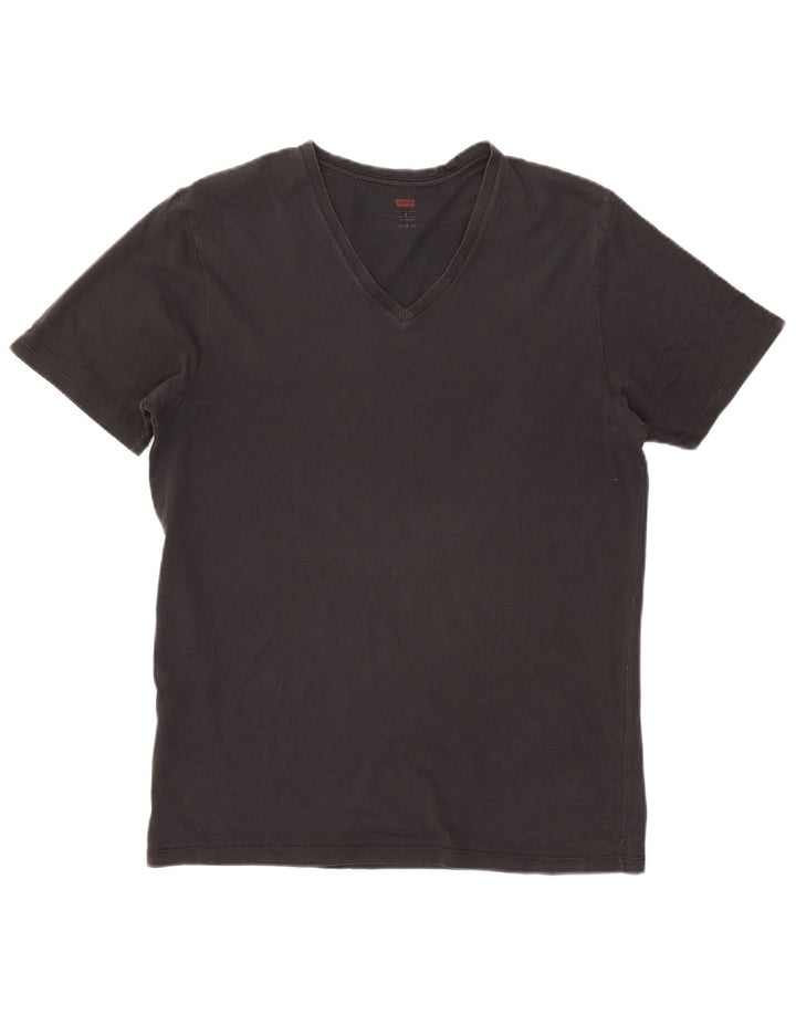 Levi's Mens T-Shirt Top Large Black